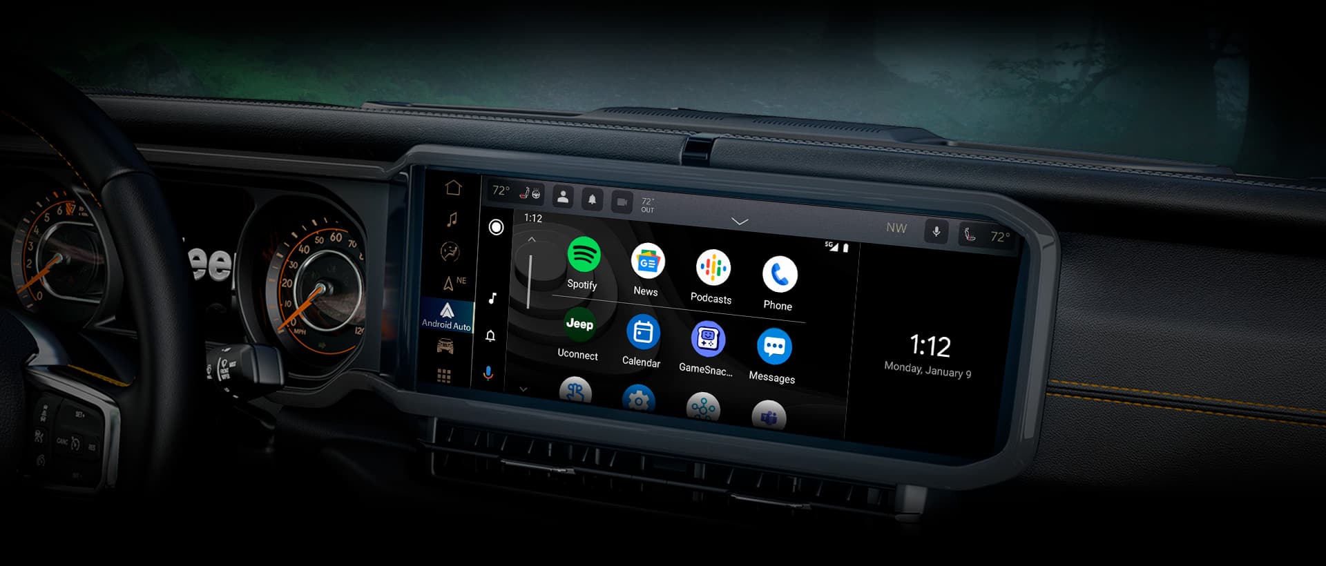 Jeep Wrangler, інформаційно-розважальна система Uconnect 5