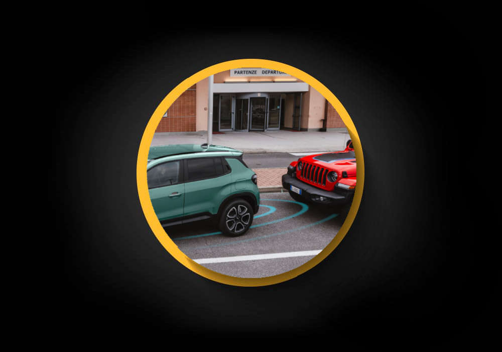 Jeep Avenger, датчики паркування позаду